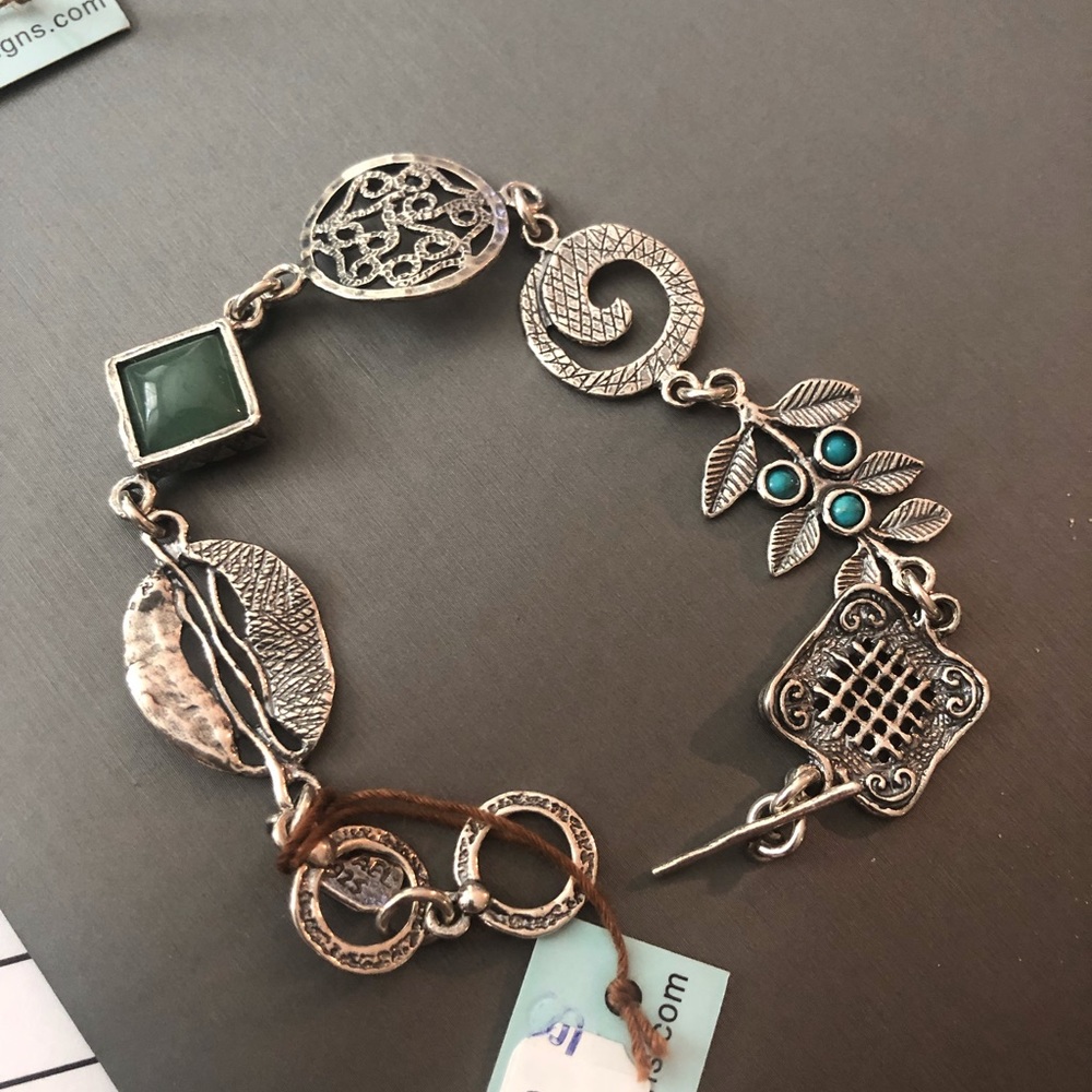 Modern style charm bracelet